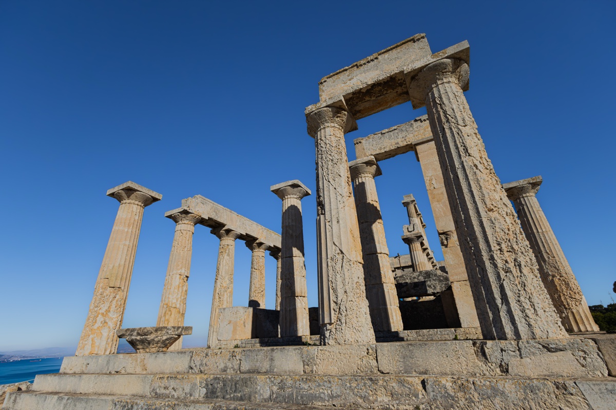 Temple Of Aphaia Aegina Columns